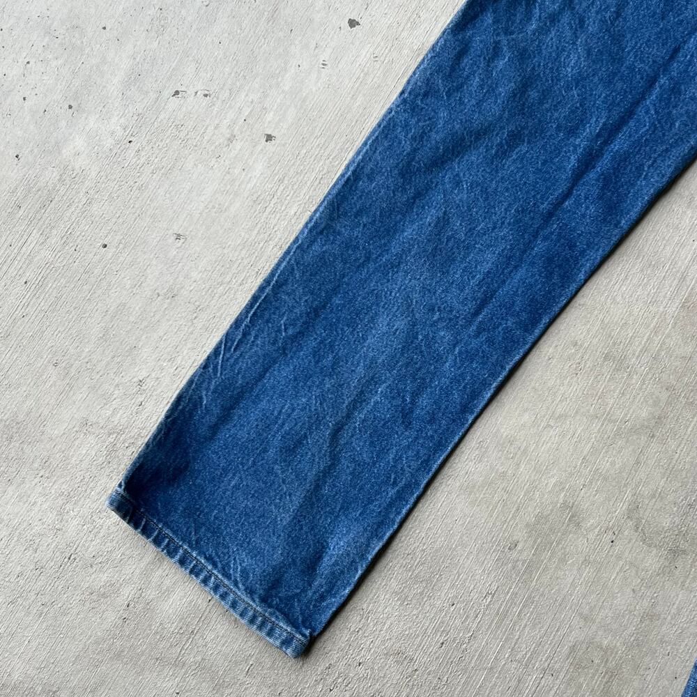 Carhartt blue denim jeans double knee work wear carpenter pants - Picture 9 of 10